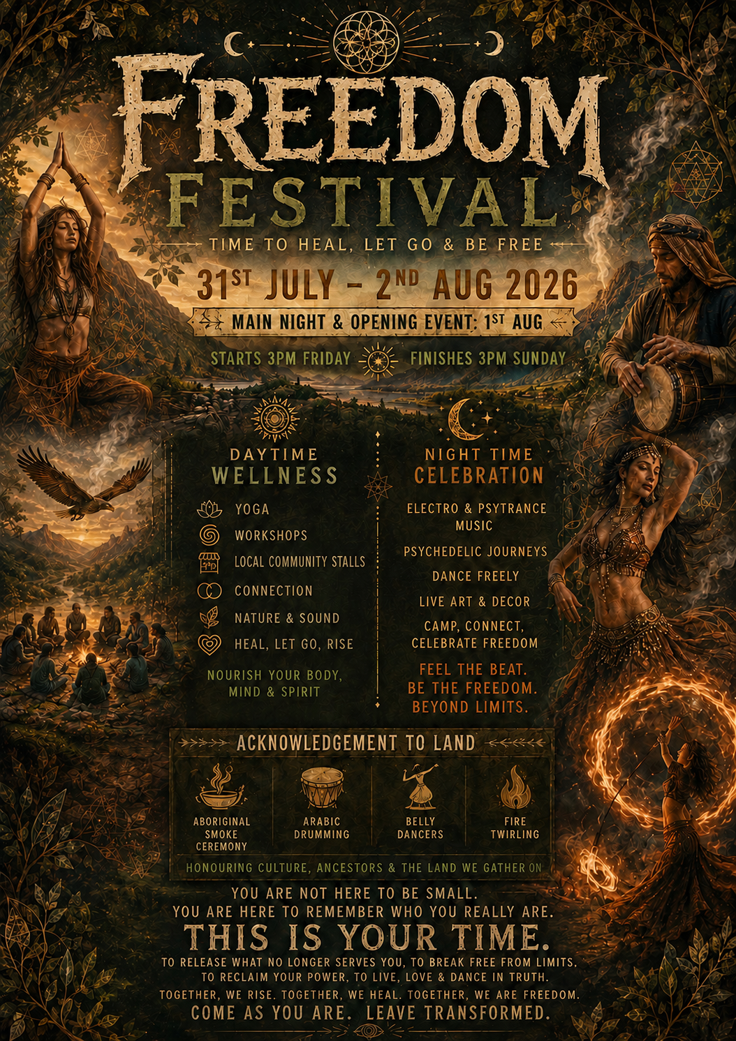 Freedom Festival 2026 poster